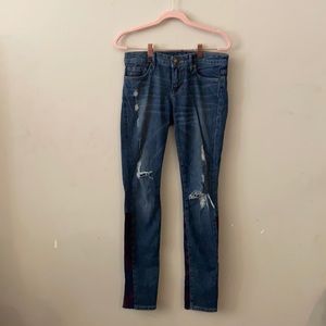 Artisan de luxe vintage distressed jean